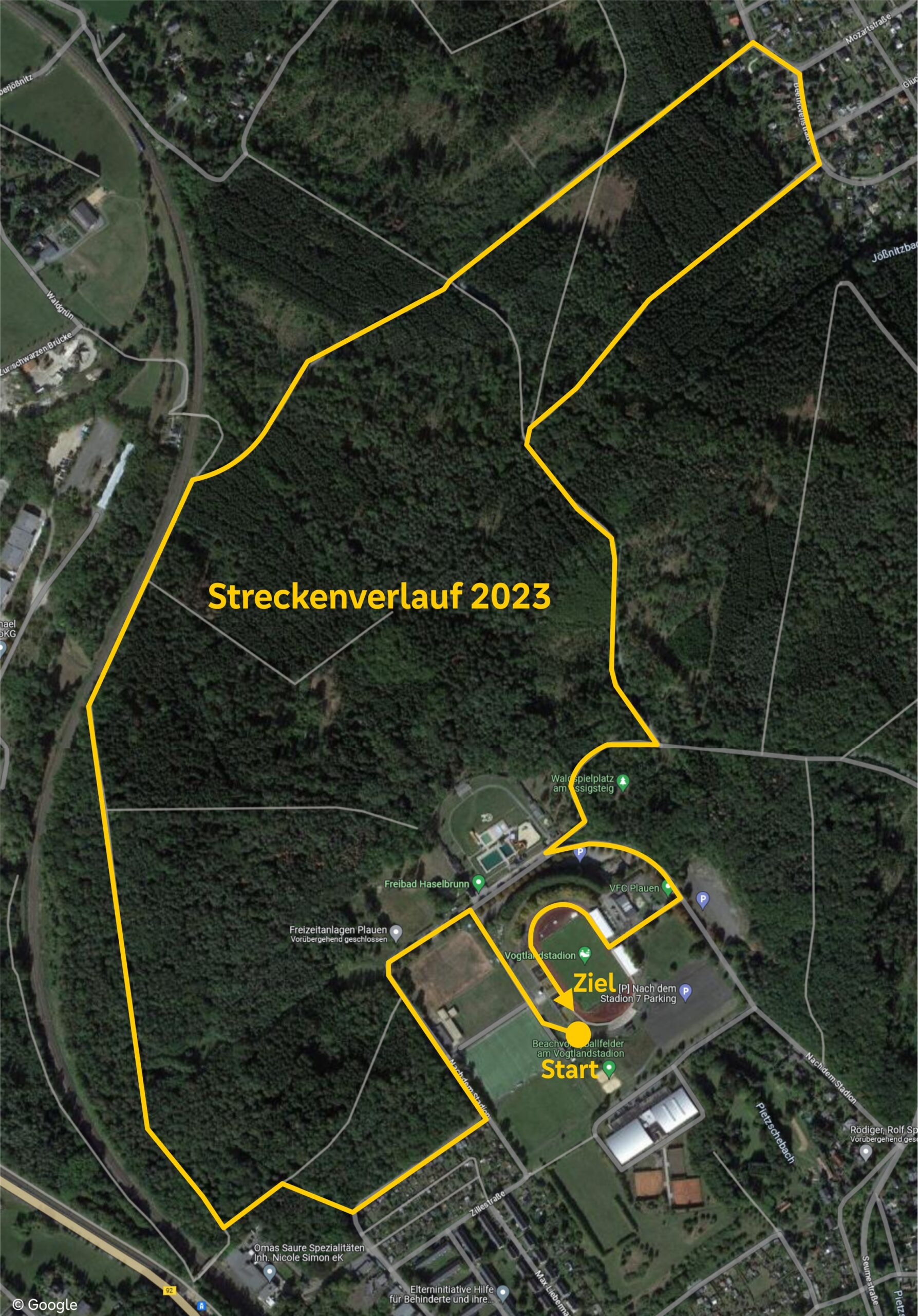 Strecke Firmenlauf Strecke Firmenlauf